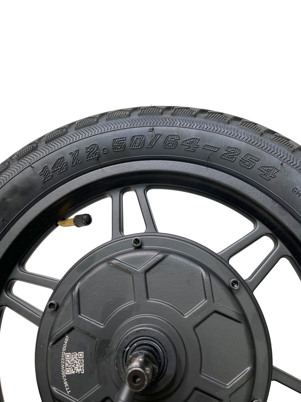 36 Volt 350 Watt Rear Wheel with Hub Motor & Brake Assembly for the GOTRAX Astro Electric Scooter