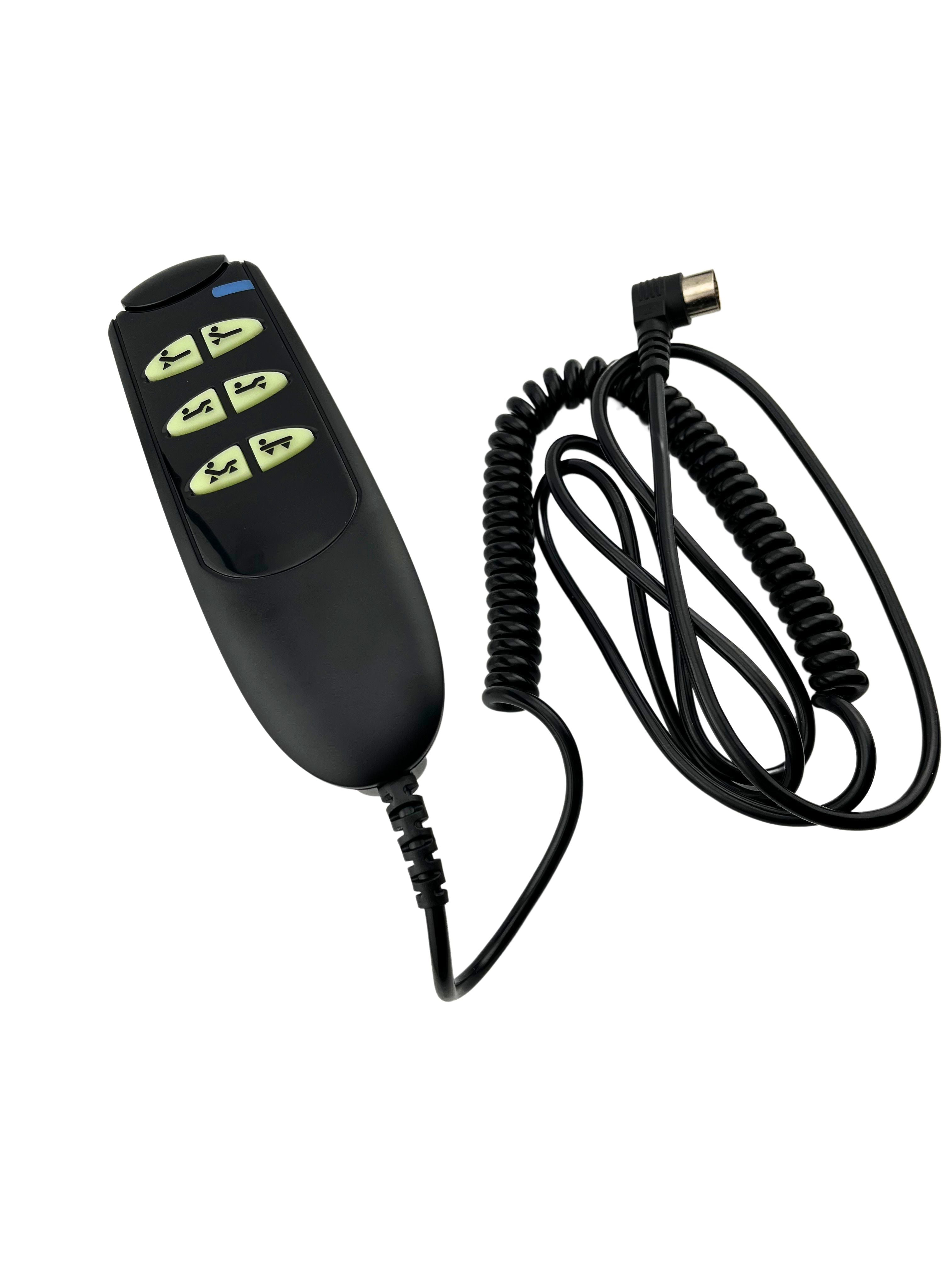 6-Button 5-Pin Hand Control Pendant for the Drive Medical Delta Ultra-Light 1000 Semi-Electric Hospital Bed