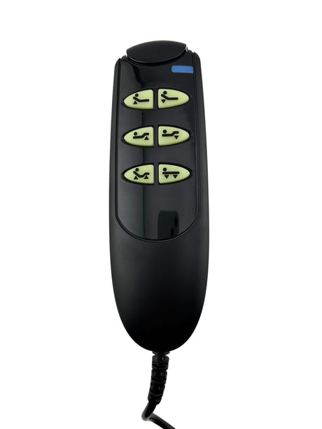 6-Button 5-Pin Hand Control Pendant for the Drive Medical Delta Ultra-Light 1000 Semi-Electric Hospital Bed