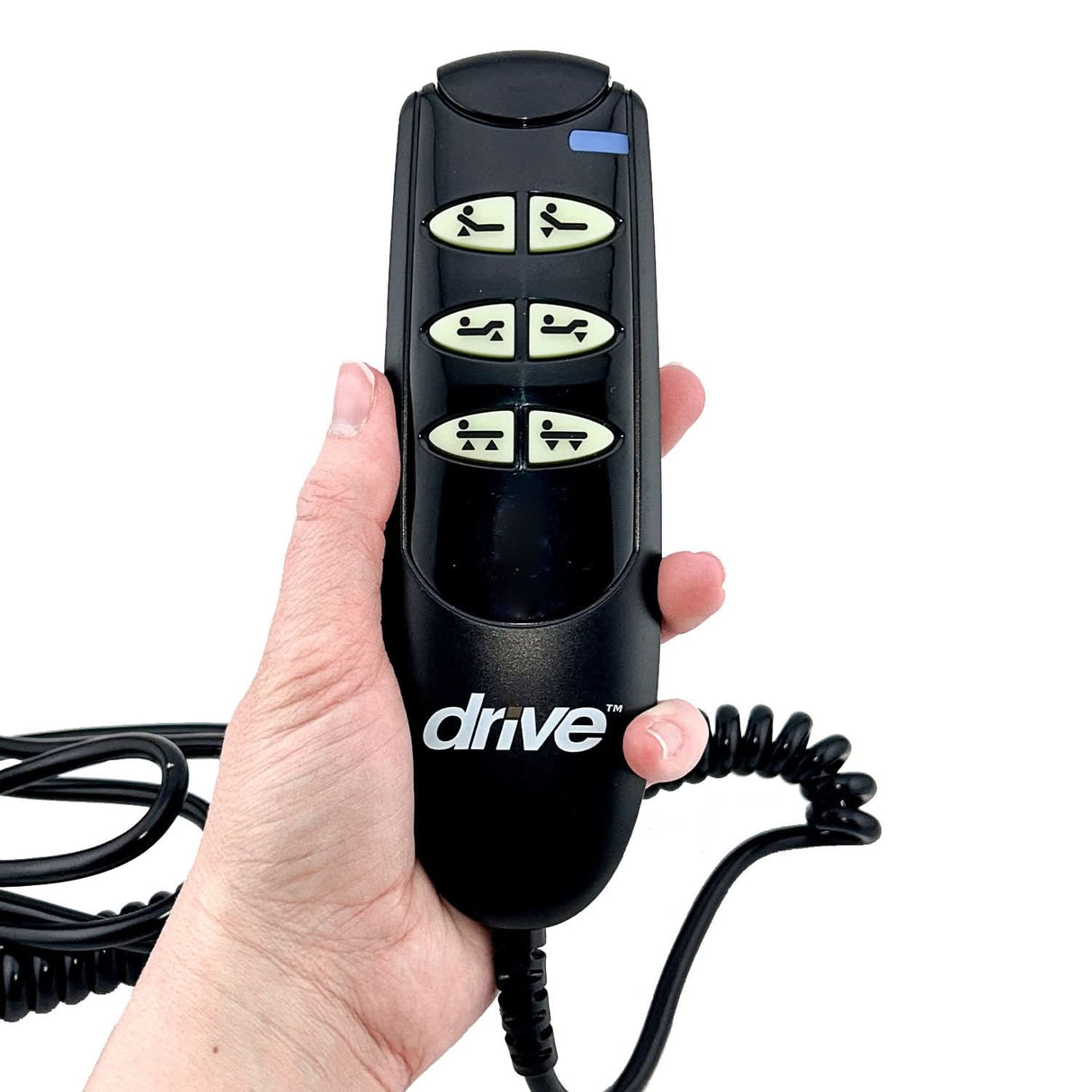 6 Button 7-Pin Hand Control Pendant for the Drive Medical Ultra Light Delta Bed (15033 & 15235) (15033HC-G)