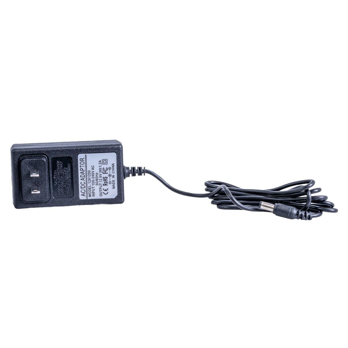 12 Volt 1.2 Amp 2.1mm ID Coaxial Battery Charger