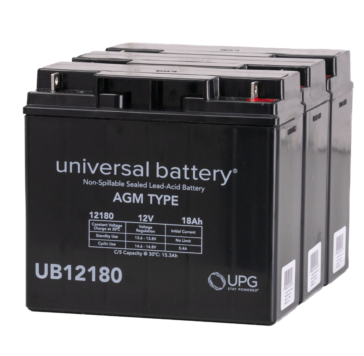 18 Ah (Half U1) 36 Volt AGM Mobility Scooter Battery Pack