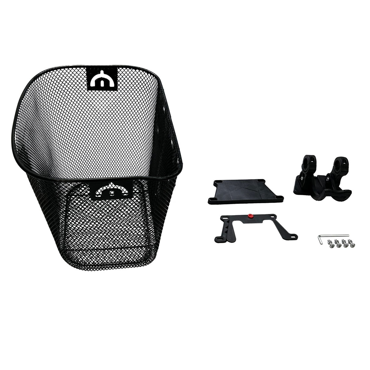 Universal Wire Basket with Quick-Release Mounting Hardware for Bicycles & Scooters (Blemished)