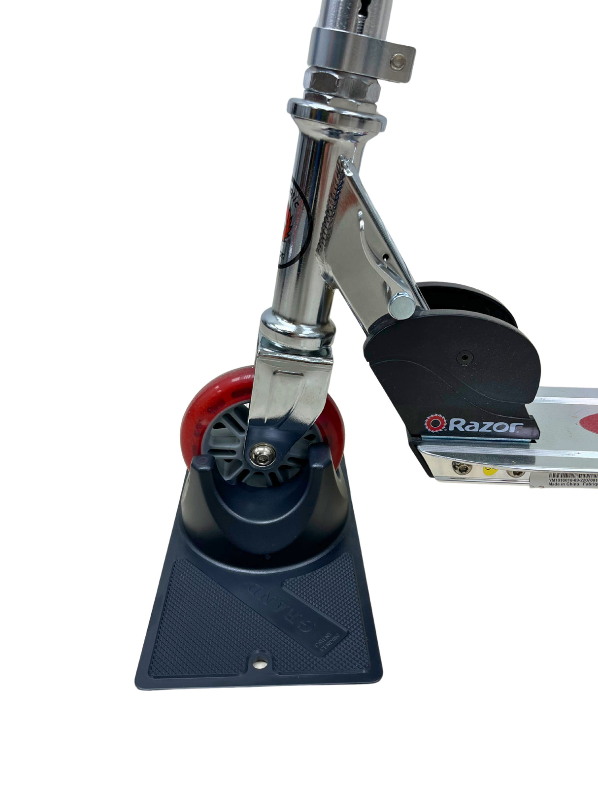 Black Kick Scooter Stand for Scooters with 98mm Wheels