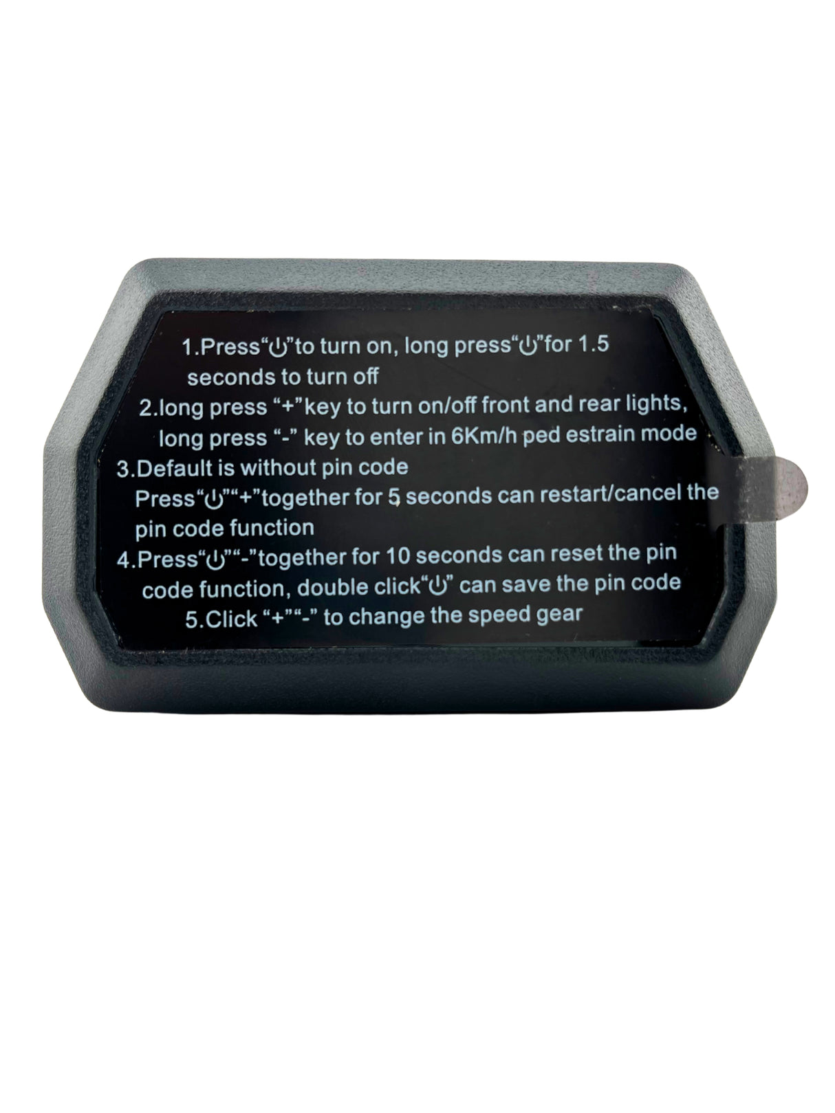 Top Console Display with AEG for the GOTRAX Tour XP Electric Scooter