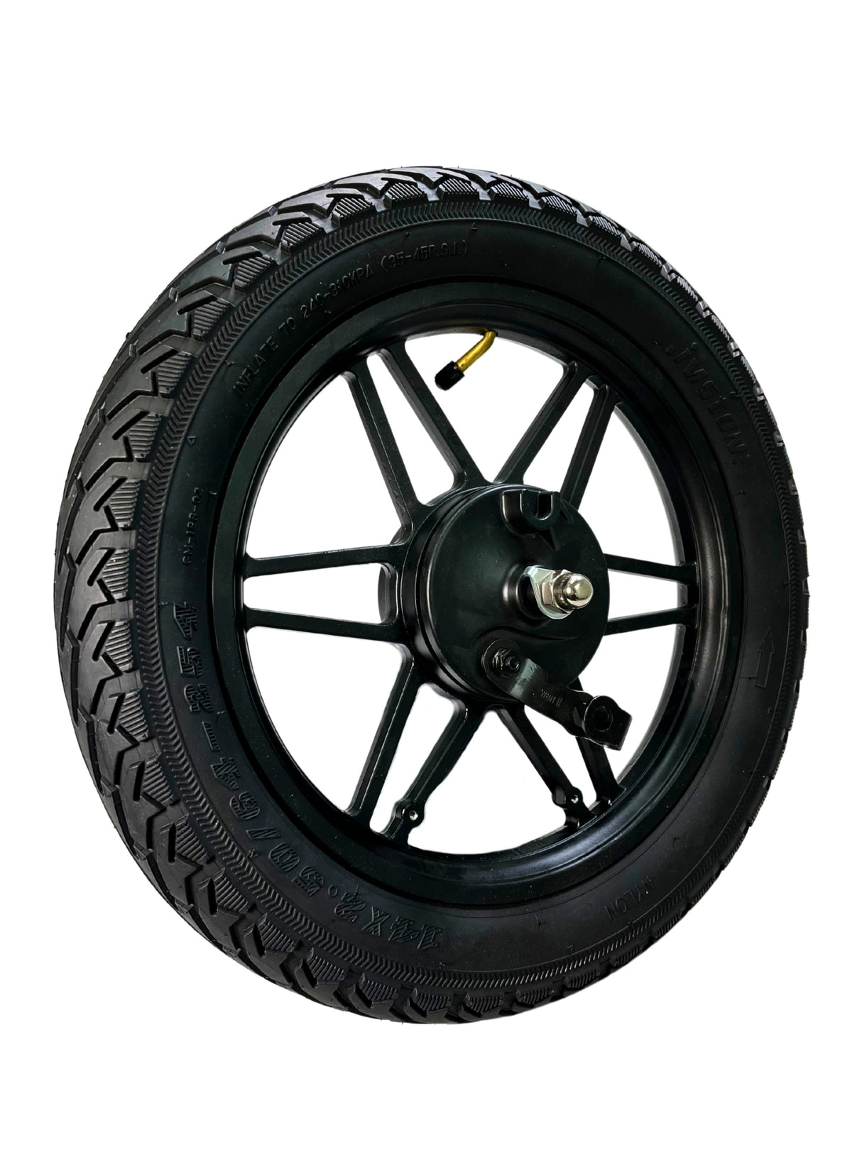 14" Front Wheel Assembly with 14x2.50 Tire for the GOTRAX Flex Electric Scooter
