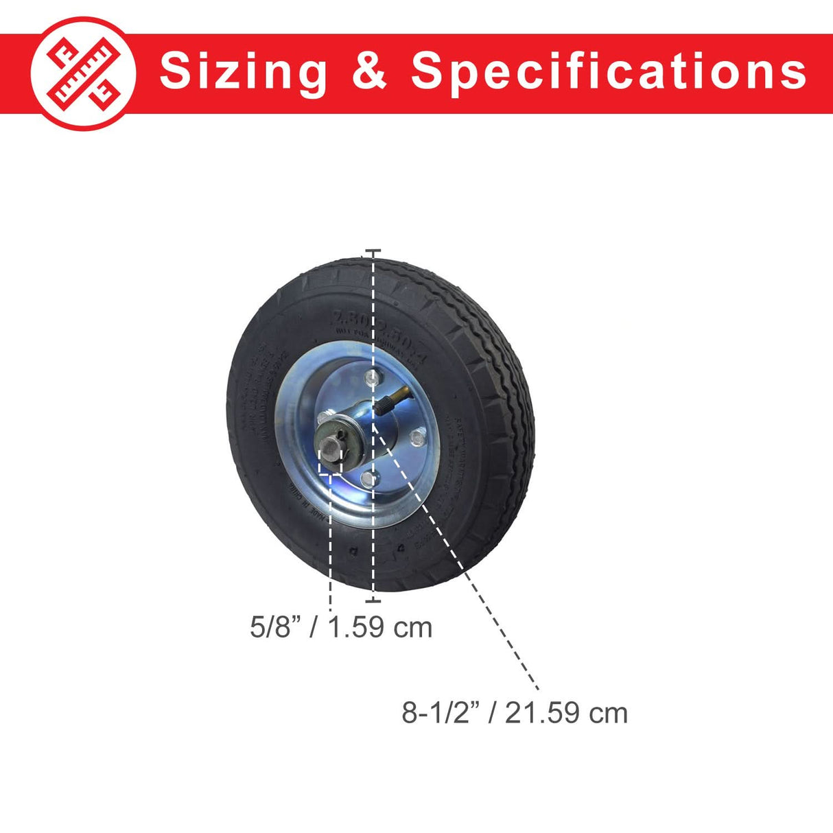 Replacement Wheel Kit for the Honda CRF50 50cc Dirt Bike Training Wheels