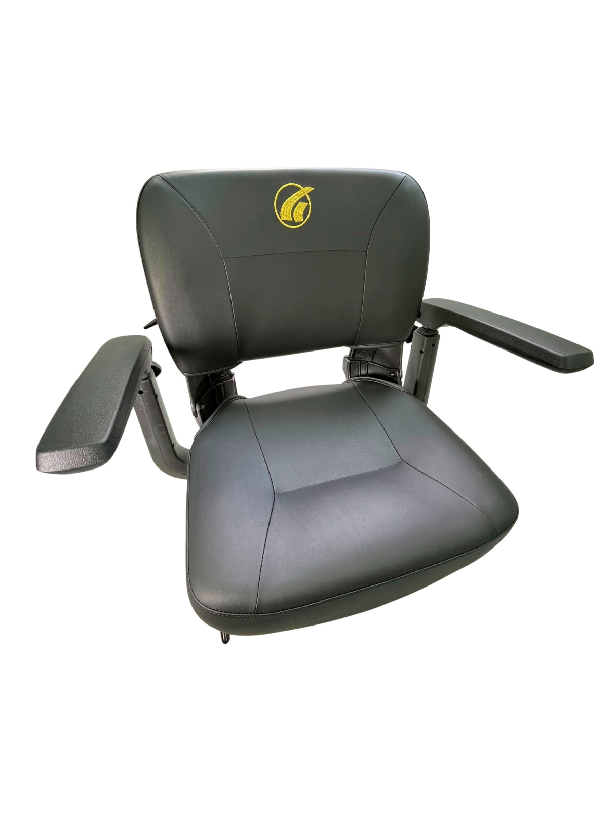 Black Seat & Seat Swivel Base Assembly for Golden Technologies Mobility Scooters (SN4-BLK-1816-R4A)