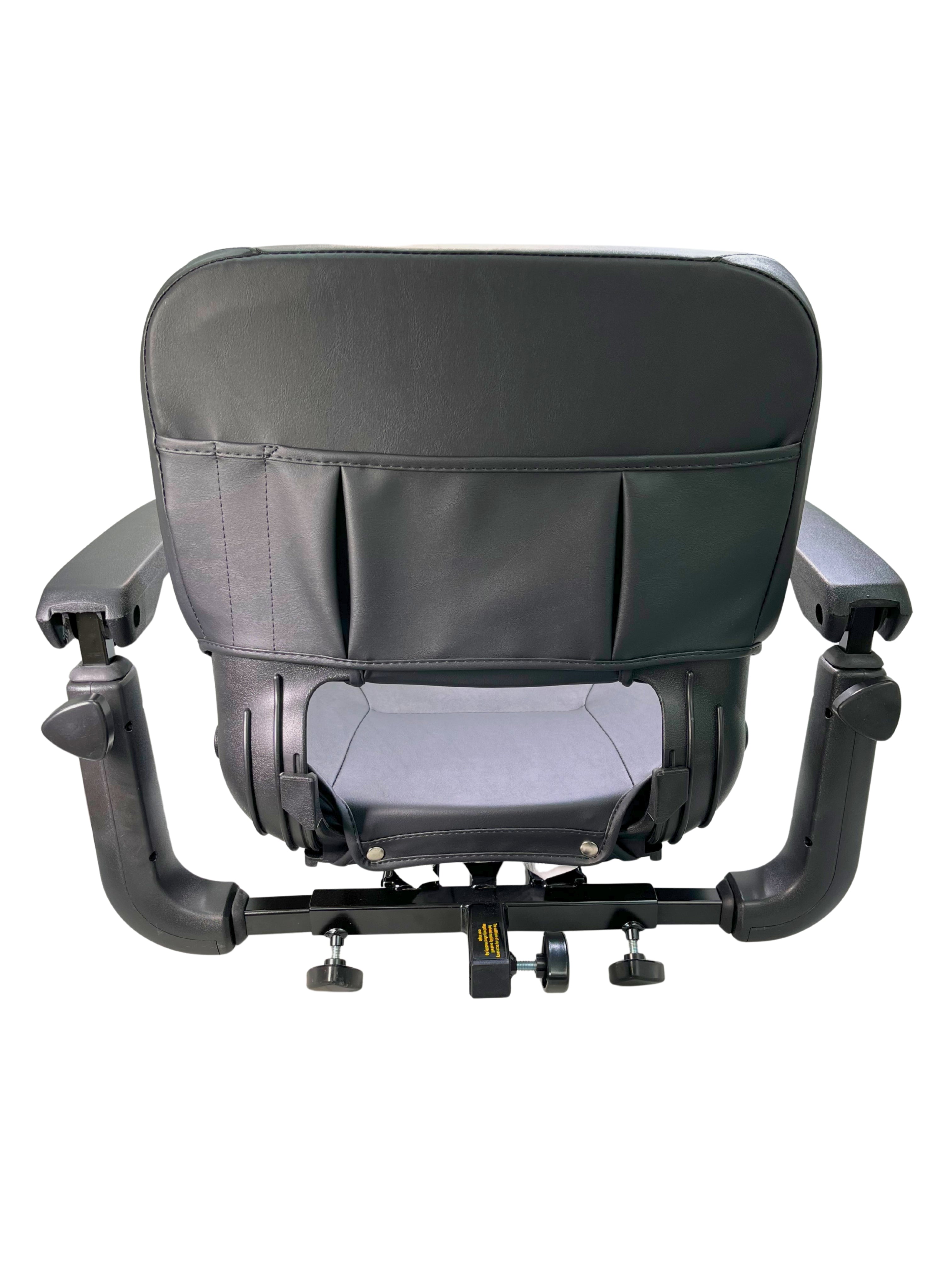 Black Seat & Seat Swivel Base Assembly for Golden Technologies Mobility Scooters (SN4-BLK-1816-R4A)