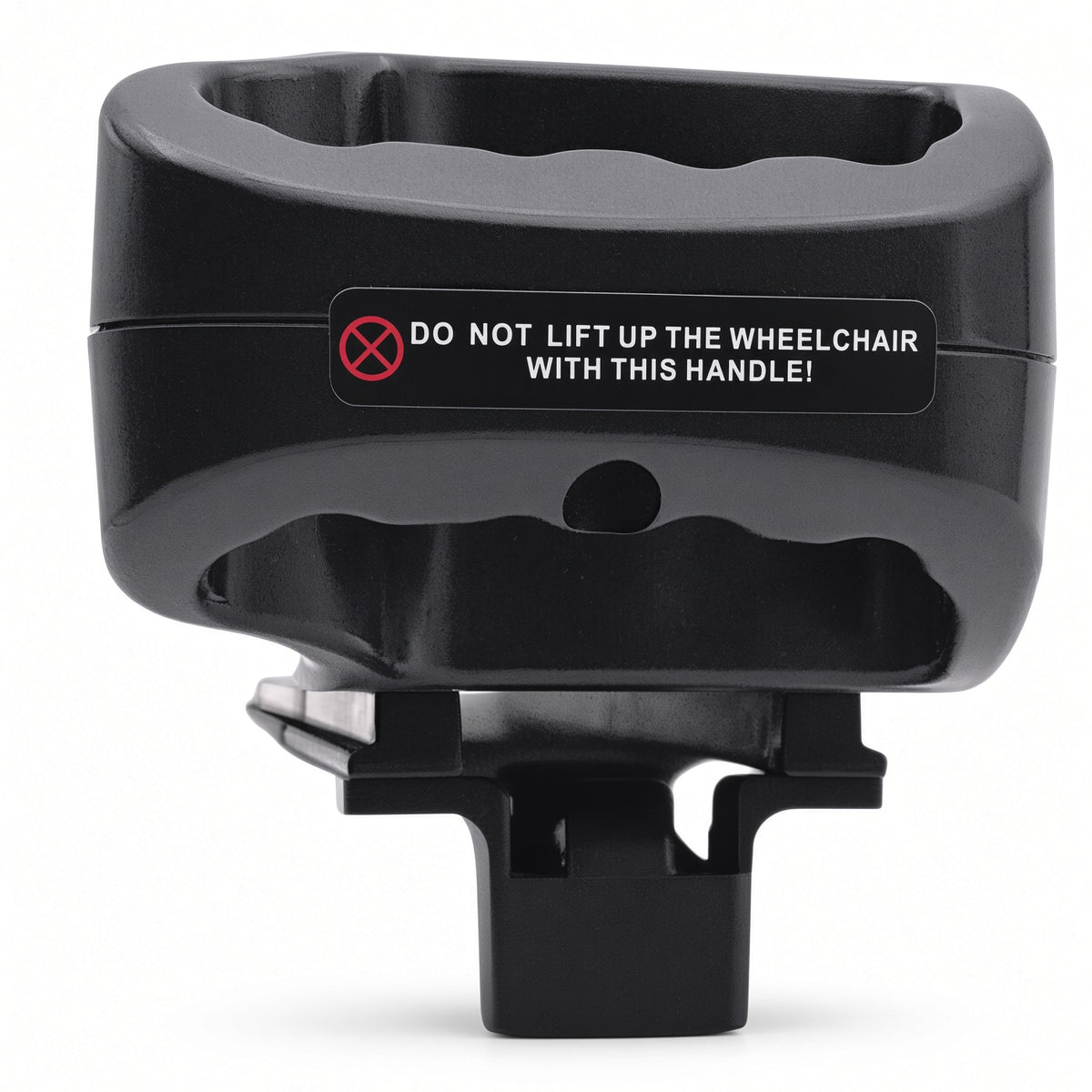 24 volt 12 Ah lithium battery pack for the Golden Cricket GP302 power chair, shown with carrying handle.