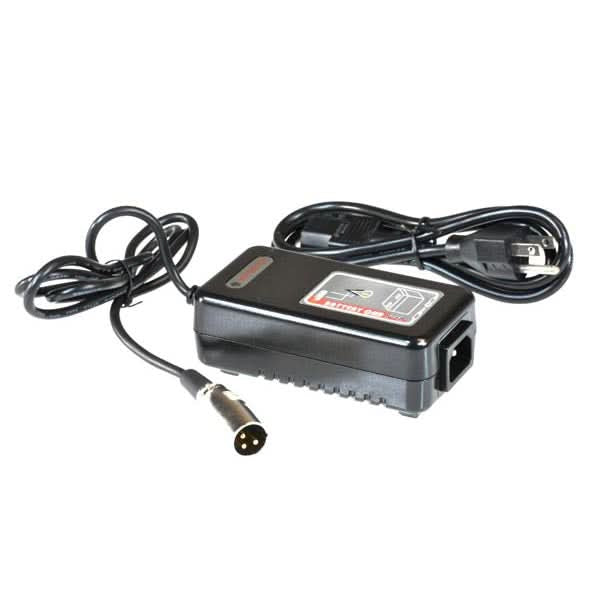 Detail view of the Pride Go-Go Carbon lithium charger ELE2402032