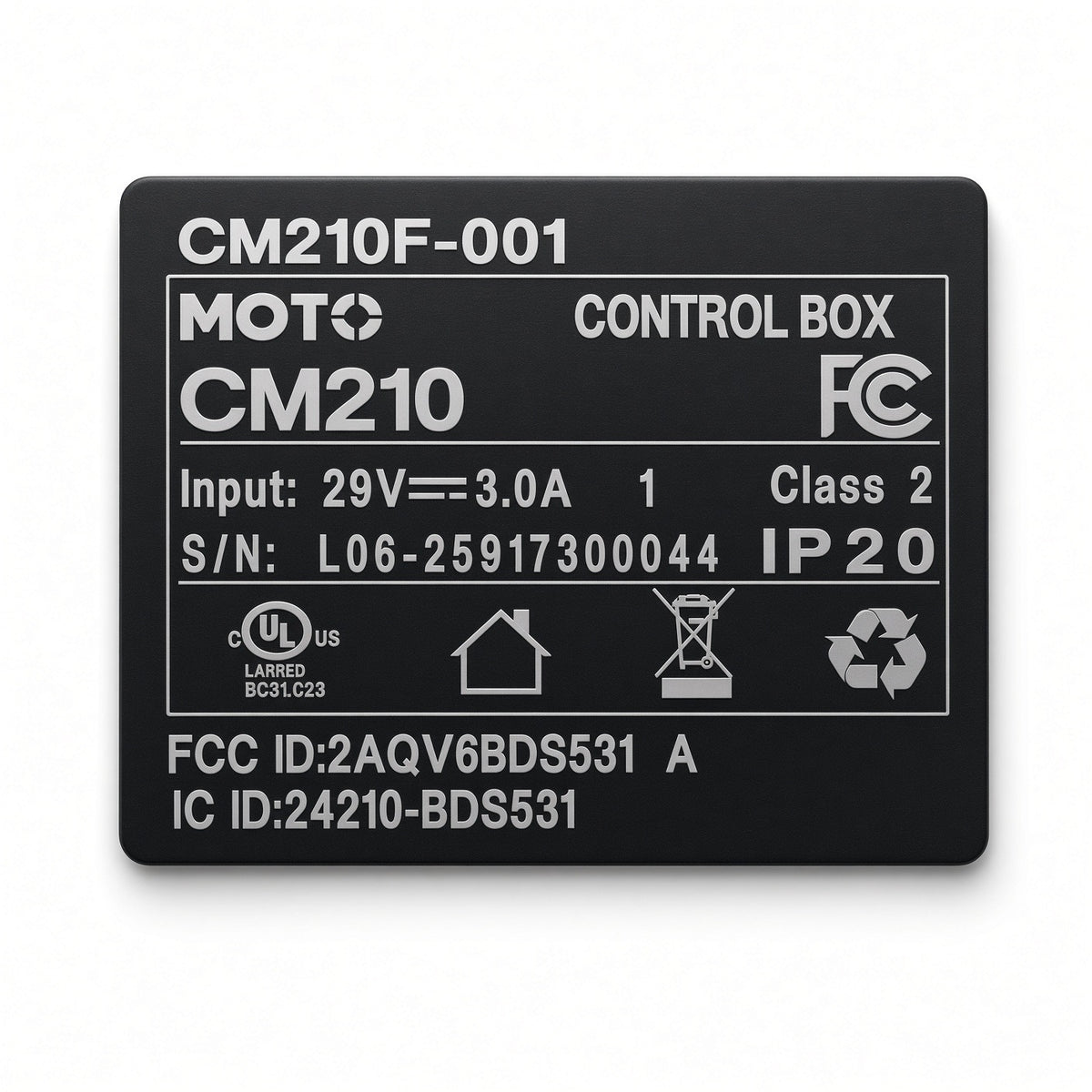 CTL2102648 - CM210F-000 Control Box for the VivaLift! Ultra PLR4955 Lift Chair