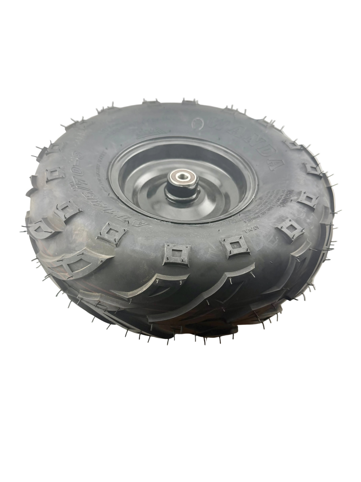 Front Left Wheel Assembly with Rim & Tire for Coleman KT196 & CK196 196cc 6.5 Hp Go-Karts (Blemished)