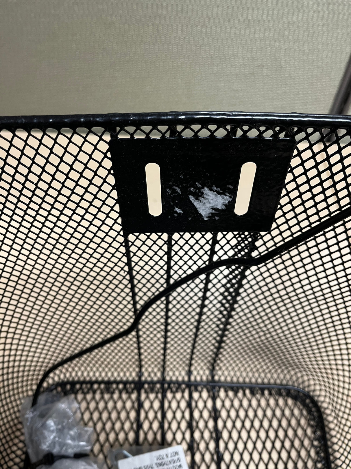 Premium Universal Wire Basket with Quick-Release Mounting Hardware for Bicycles & Scooters (Blemished)