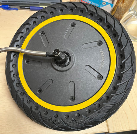 Hub Motor & Rear Wheel with Solid Tire for the Ninebot MAX G30 Scooter (Missing Hardware)