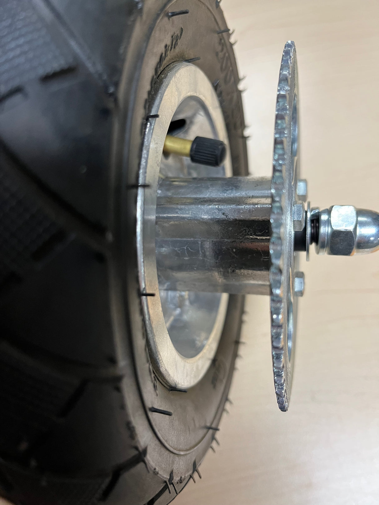 Front Wheel Assembly for the Razor Crazy Cart (Versions 5+) & Crazy Cart DLX (Versions 1+) (Scratch and Dent)