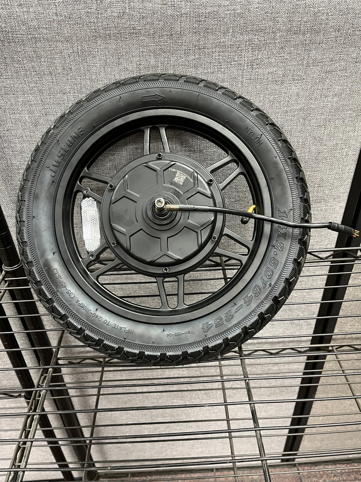 Rear Wheel with 350 Watt Hub Motor for the GOTRAX Astro Electric Scooter (Missing Brake)