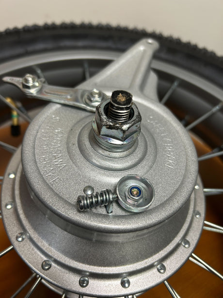 Rear Wheel Assembly with 36 Volt Hub Motor for the Razor Rambler 16 Electric Mini Bike (Version 1+) (Blemished)
