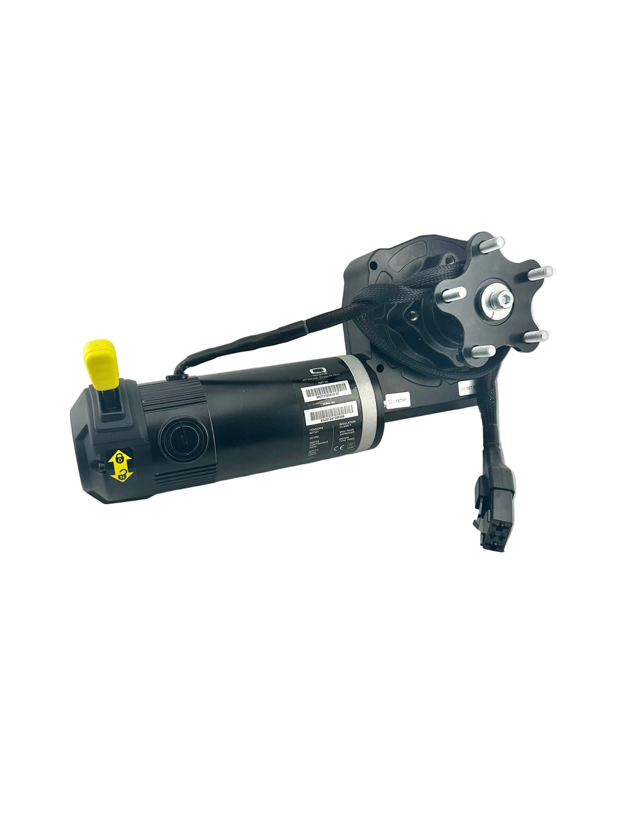 MOTOR ASM, EDGE MINI, LINIX, HUB AND LEVER, 29:1, 5-POST, CURTIS (MOT1809962-01) (Blemished)