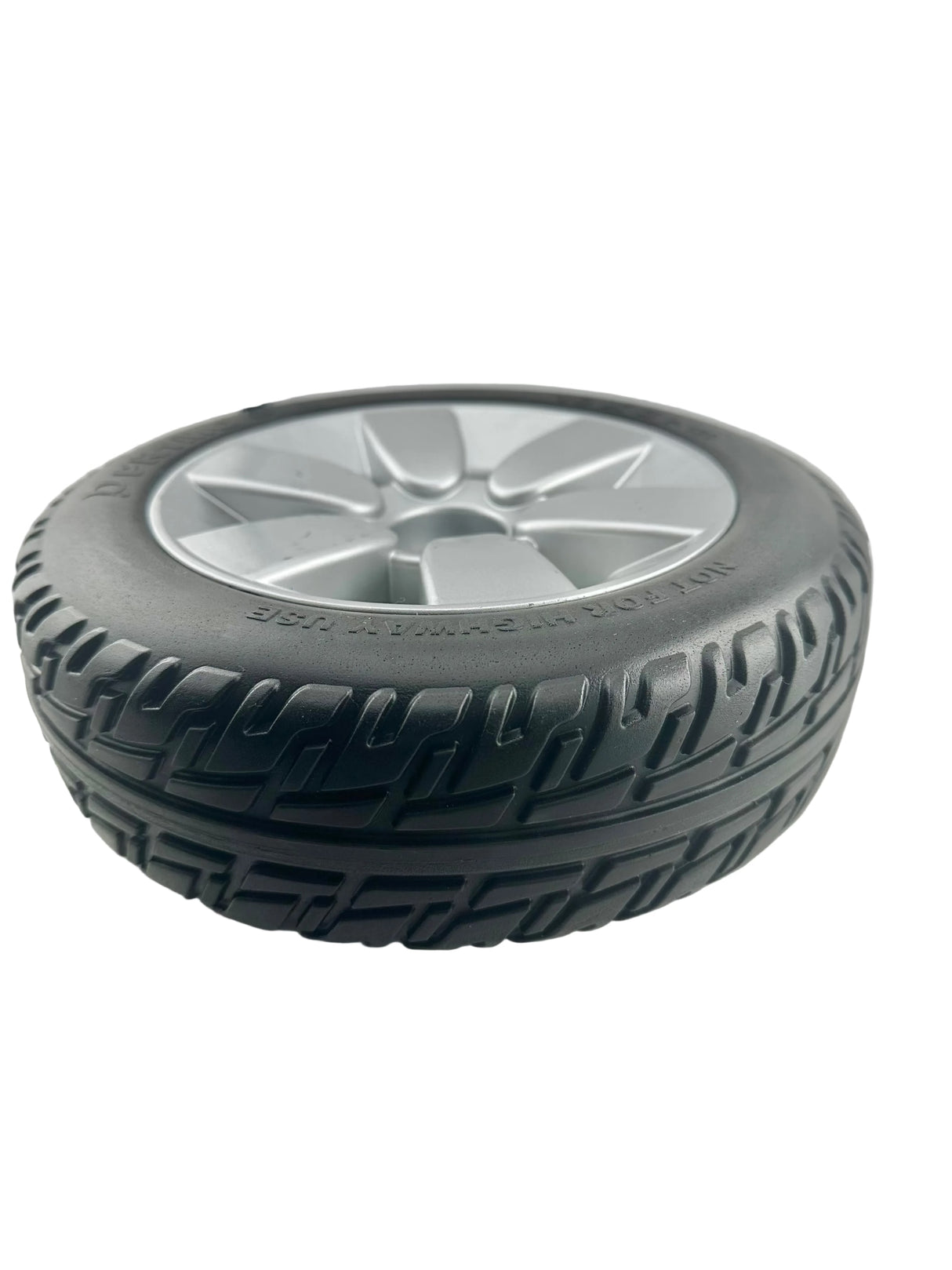 3.00-4 Flat-Free Drive Wheel Assembly with Black Tire for the Jazzy Air, Select, & Select 6 Power Chairs (WHLASMB2045) (Blemished)