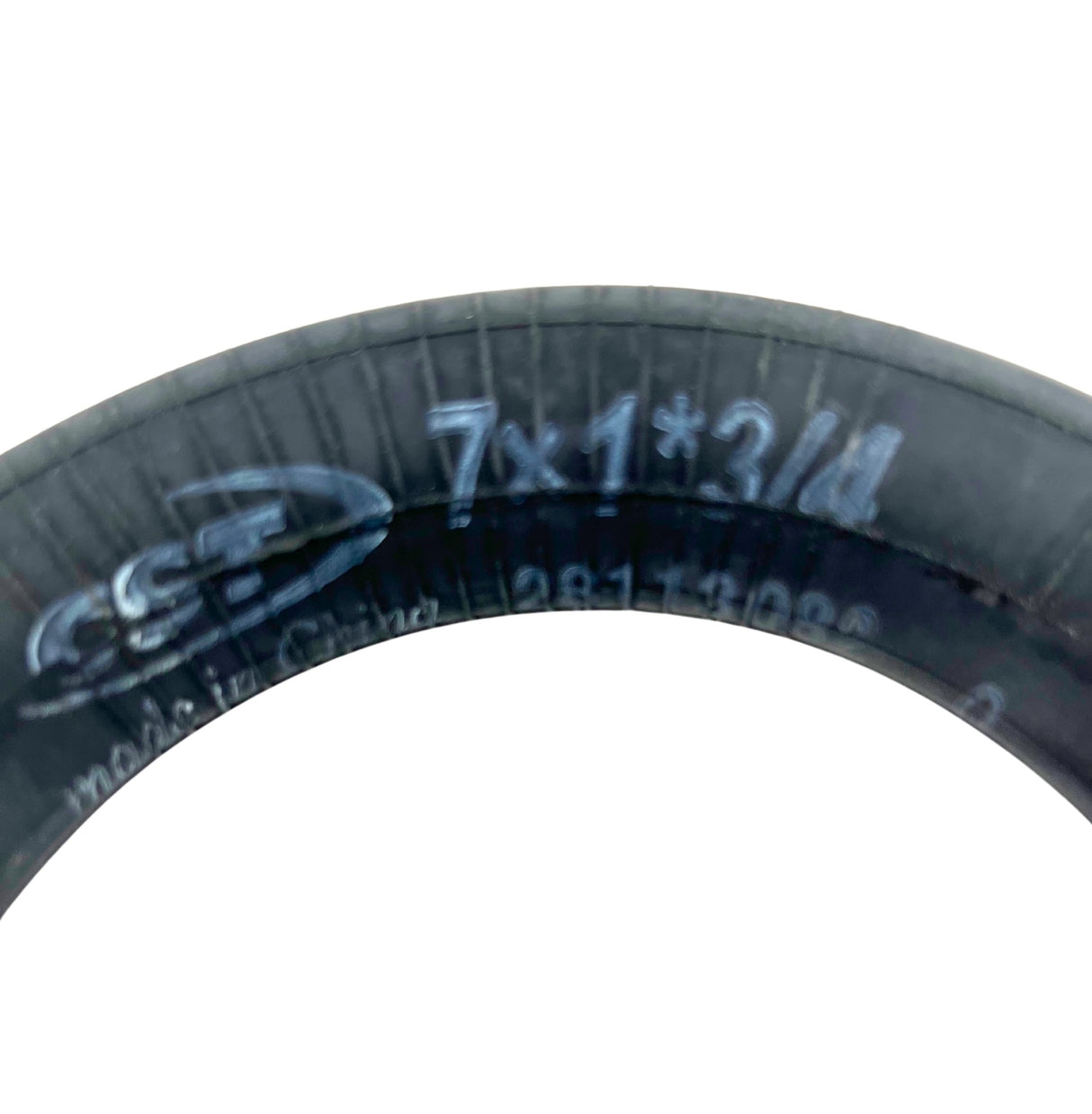 7"x1-3/4" Wheelchair Inner Tube with Angled Valve Stem (162400)