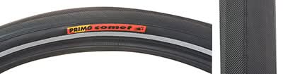 Close-up of 20x1.5 Reflective Comet Kevlar Bicycle Tire, showcasing the subtle grooves for grip and the durable Kevlar belting designed for street and park use.
