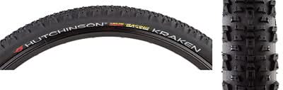 29x2.3 Kracken RLAB Bicycle Tire, featuring a detailed tread pattern with assertive centerline and corner knobs, designed for stability and improved handling.