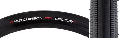 Close-up of the 700x32 Sector 32 Road Tubeless Bicycle Tire, showcasing its dual compound tread and Ride Lock beads for safety, emphasizing its robust design for all-weather performance and puncture resistance.