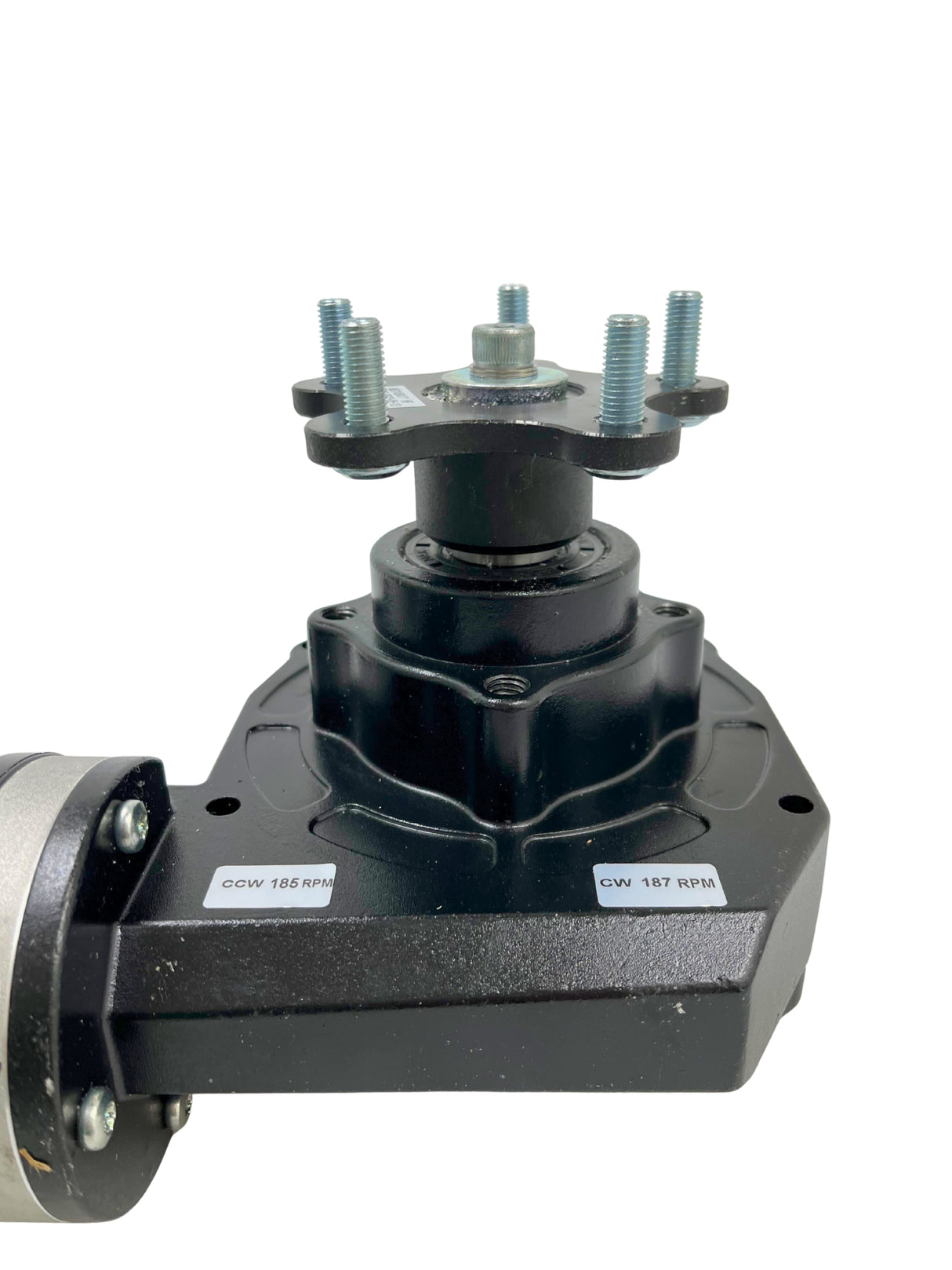 MOTOR ASM, STRETTO, LINIX, HUB AND LEVER, STD BRK, 29:1, 5-POST, CURTIS (MOT2100410-01)