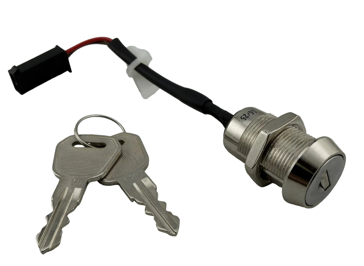 Key Switch for Pride Mobility Pursuit Sport (MV714) , Wrangler (MV600), & Baja Wrangler 2 (BA400) Scooters (DWR9764H002)