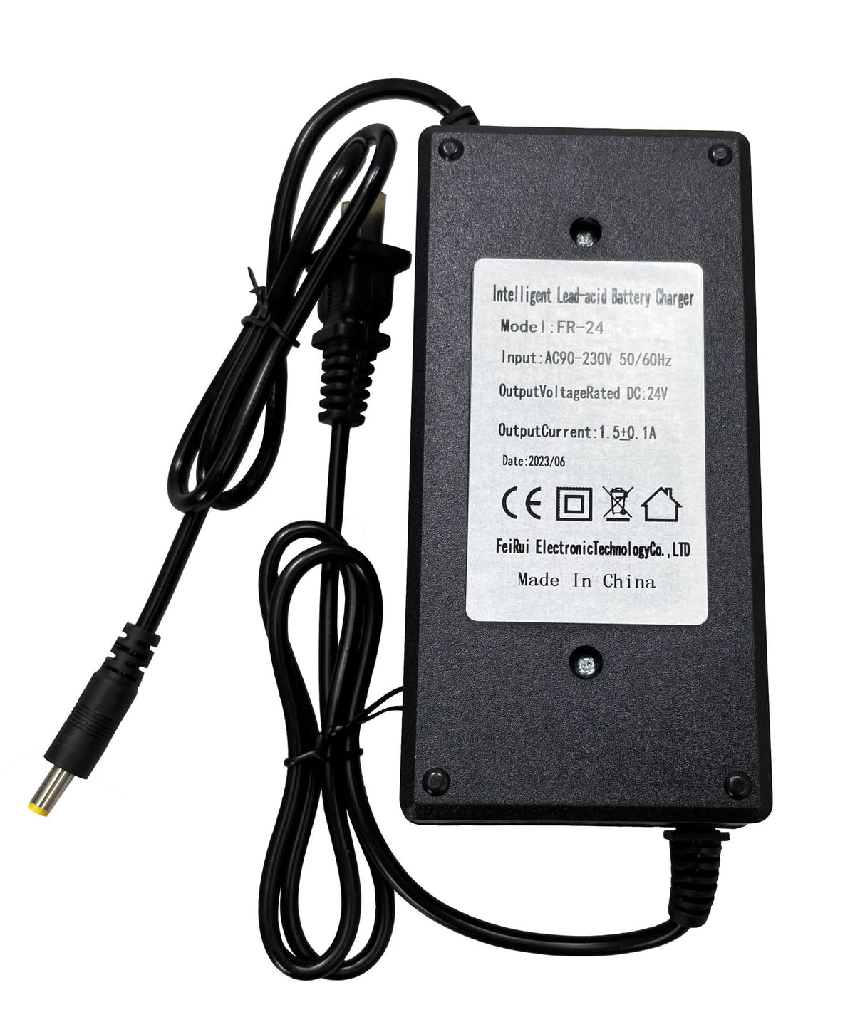 24 Volt 1.5 Amp 2.5mm ID Coaxial Battery Charger