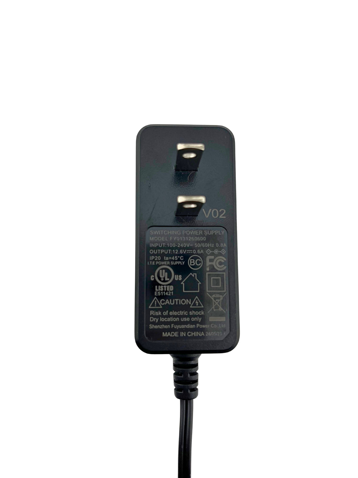 10.95 Volt Coaxial Lithium Battery Charger for Razor Color Rave Electric Scooter