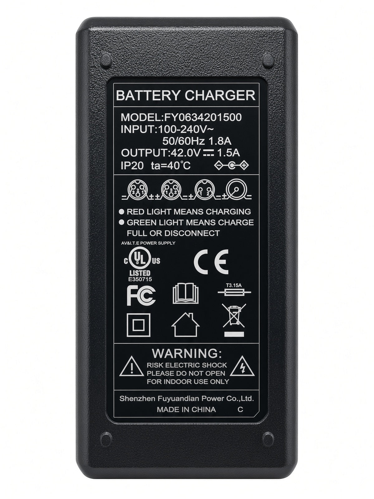 42V 1.5 Amp XLR Battery Charger for the Razor Rambler 20 Electric Bike