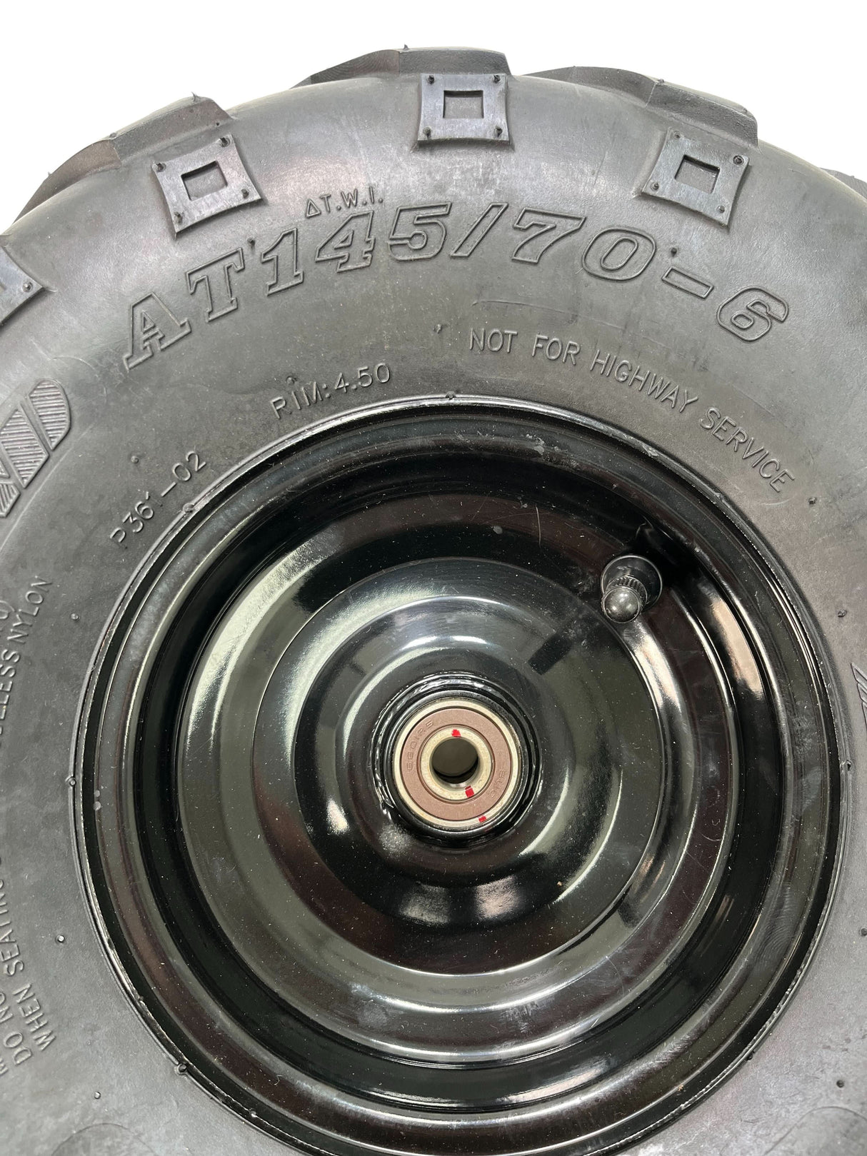 Front Wheel Assembly with Rim & Tire for Coleman KT196 & CK196 196cc 6.5 Hp Go-Karts