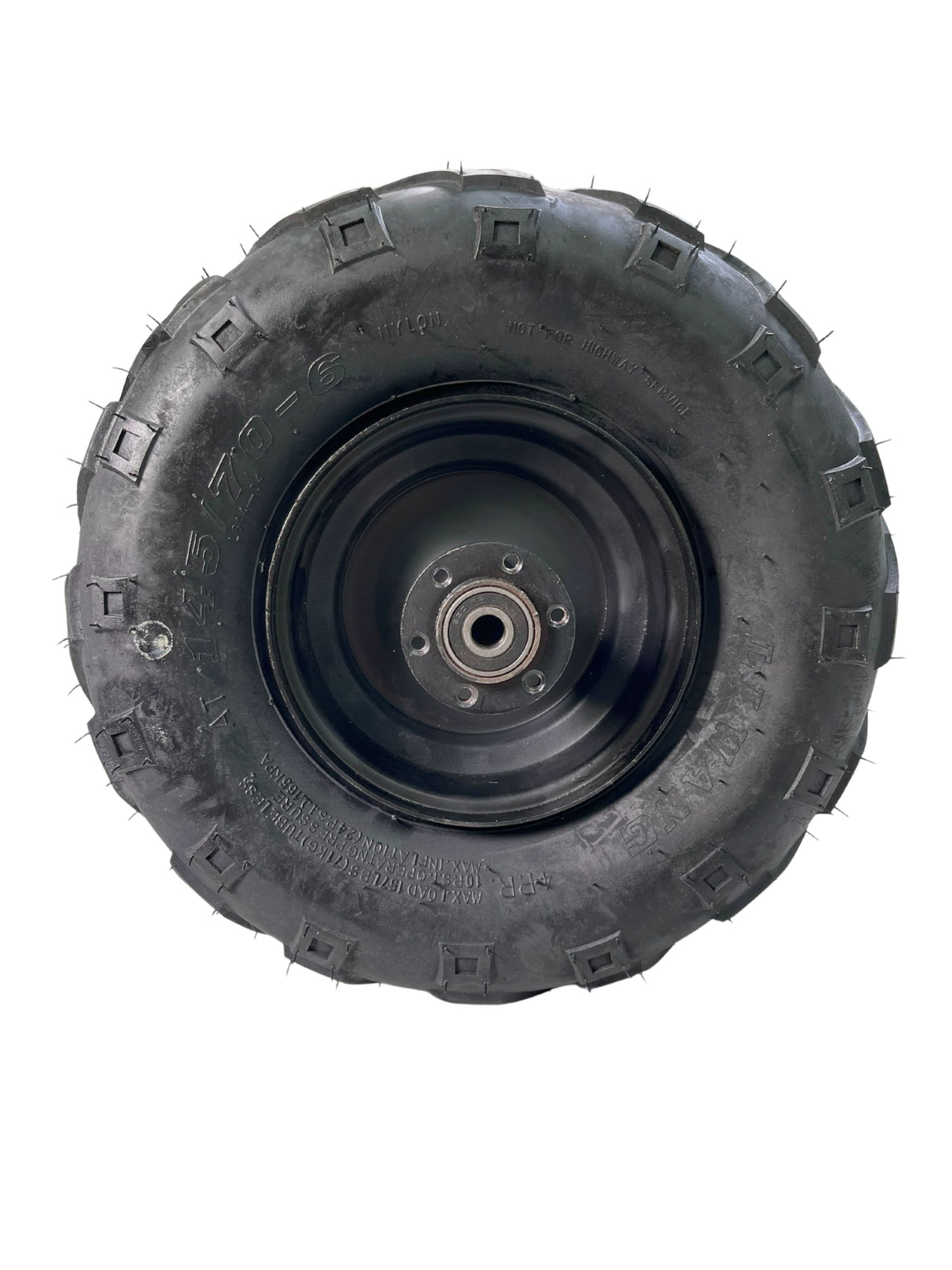 145/70-6 Rear Wheel Assembly for the Coleman RB100 105cc Mini Bike