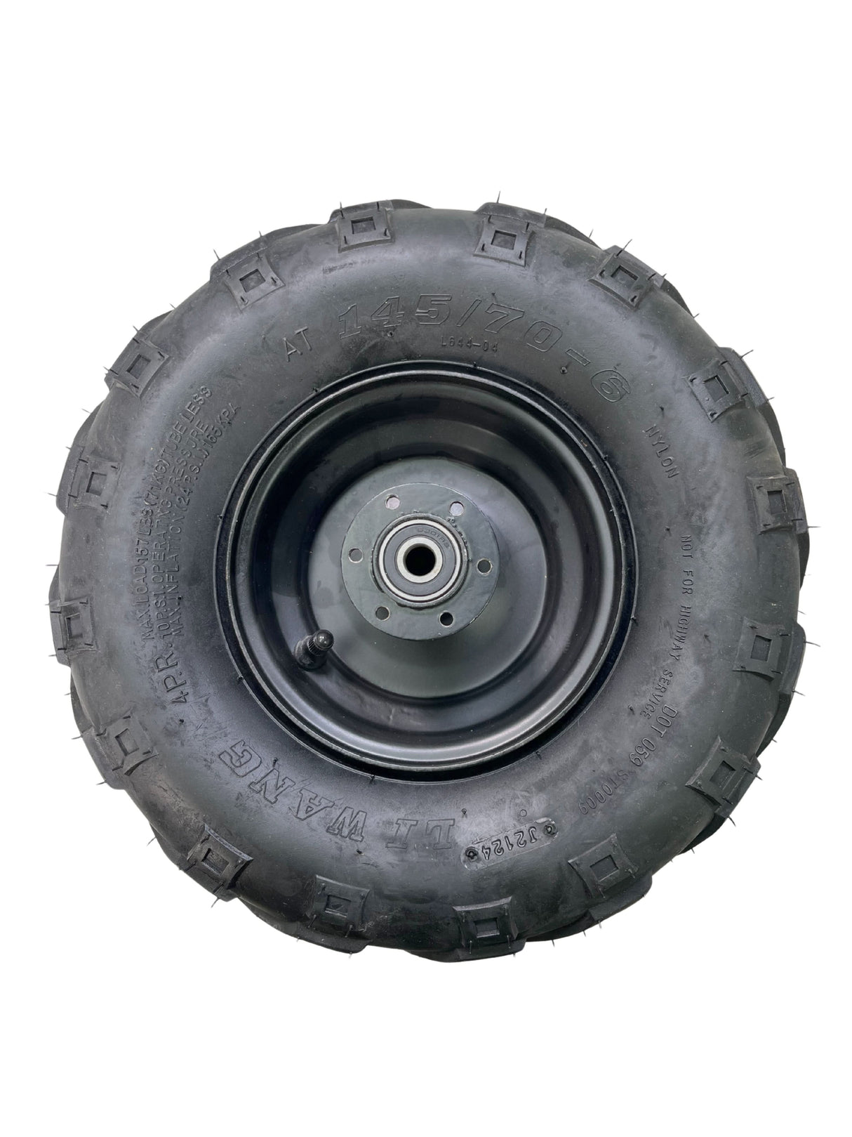 145/70-6 Rear Wheel Assembly for the Coleman RB100 105cc Mini Bike