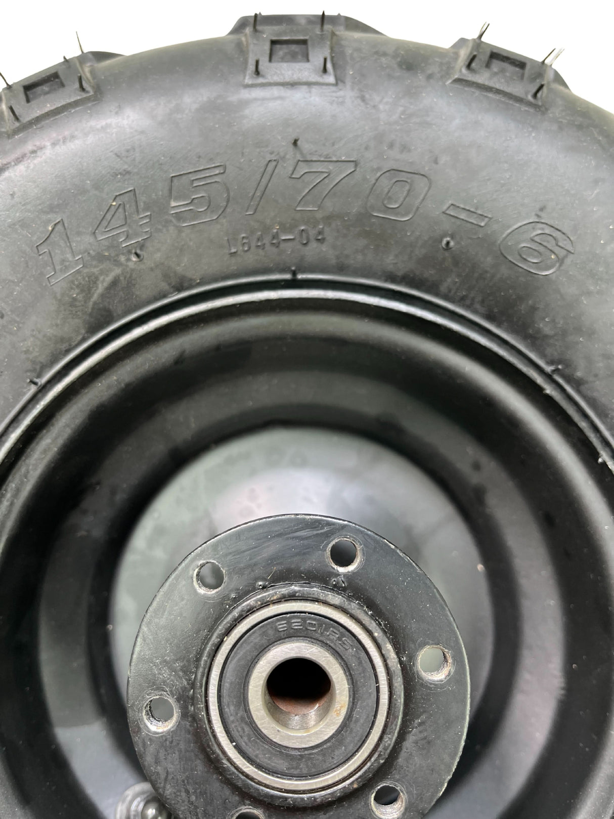 145/70-6 Rear Wheel Assembly for the Coleman RB100 105cc Mini Bike