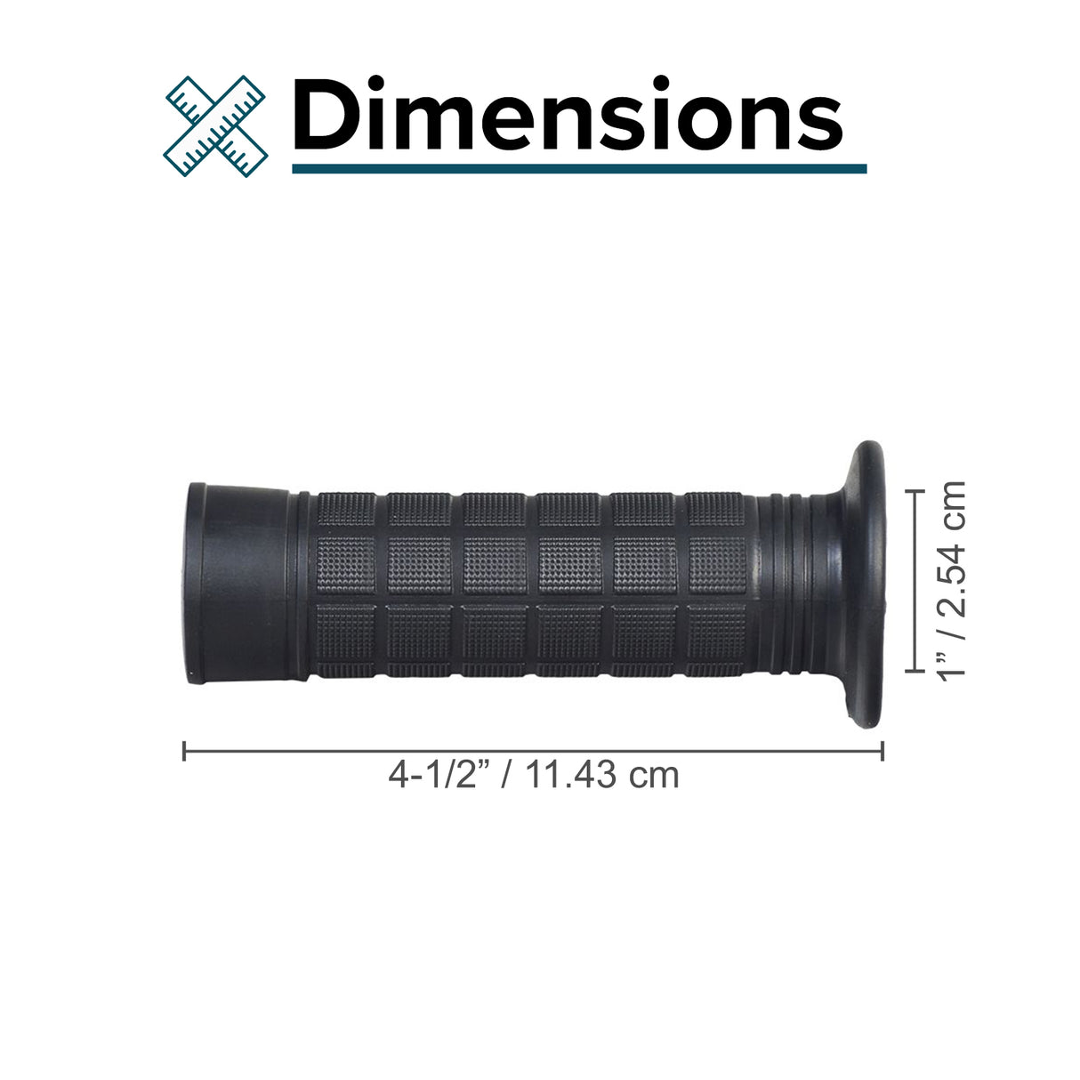 Left Handlebar Grip for Motovox Pit Bikes and Motovox MBX10, MBX11, & MBX12 Mini Bikes