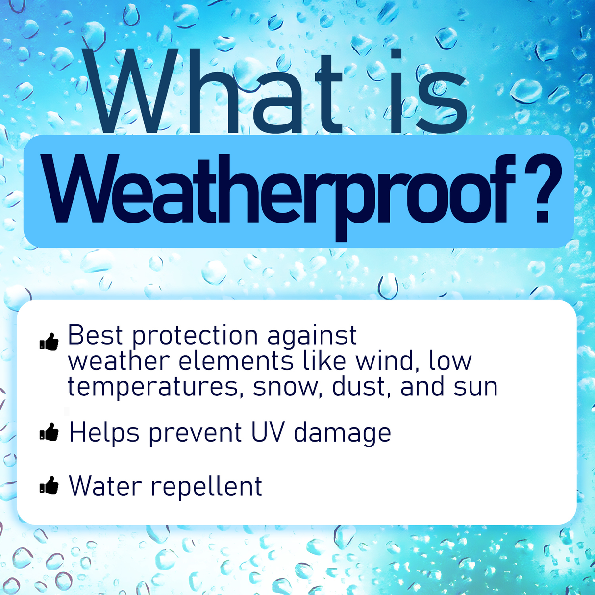 Weatherproof Cover for Folding Power Chairs