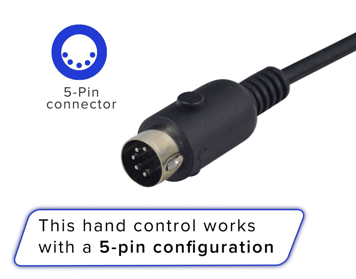 10-Button Hand Control for the Jackson/Catnapper Warner Lift Chair (CTL1707190) or Flexsteel Jenkins Lift Chair