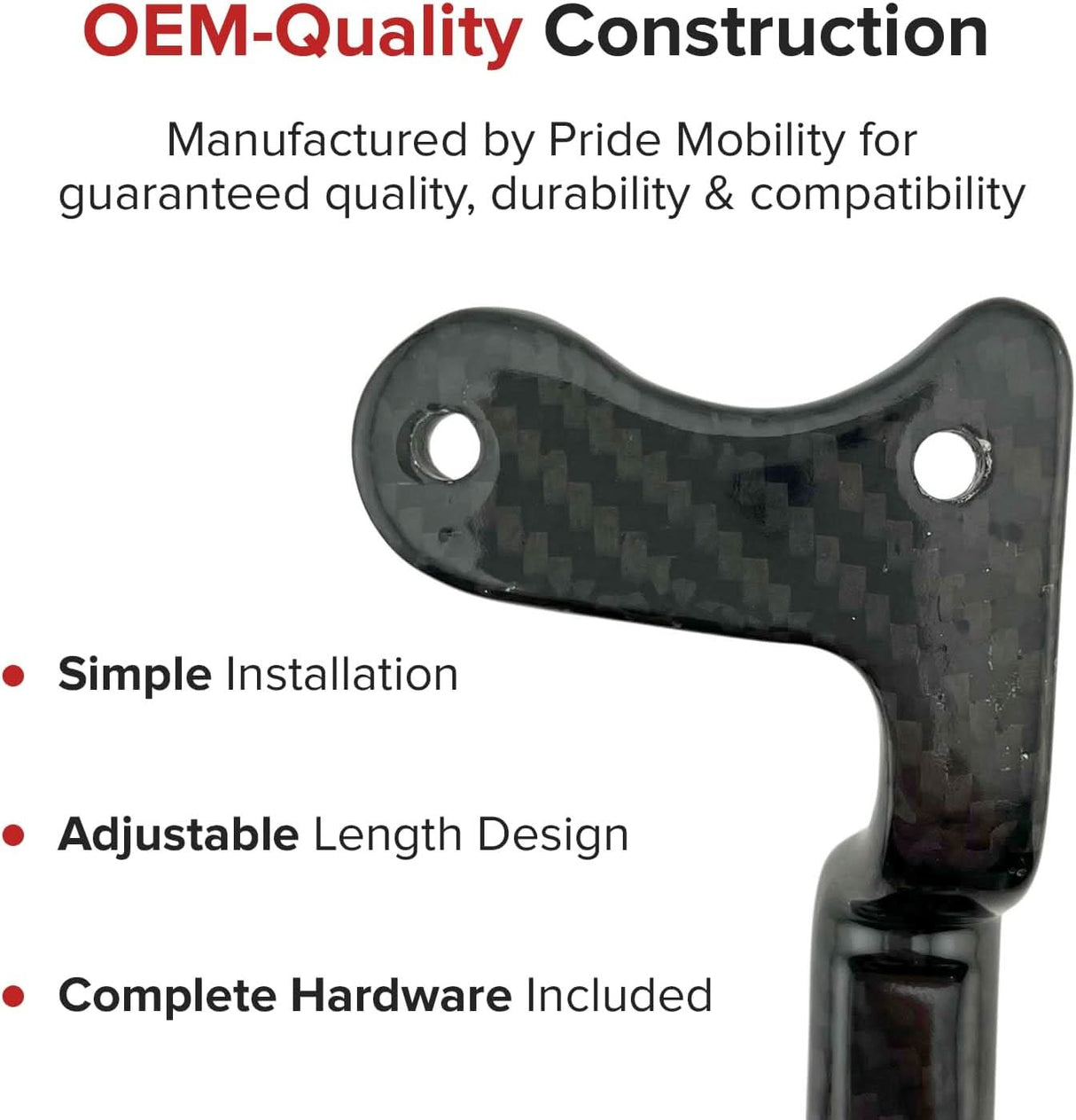 Joystick Mounting Bracket for the Jazzy Carbon Power Chair (MEC2200059)