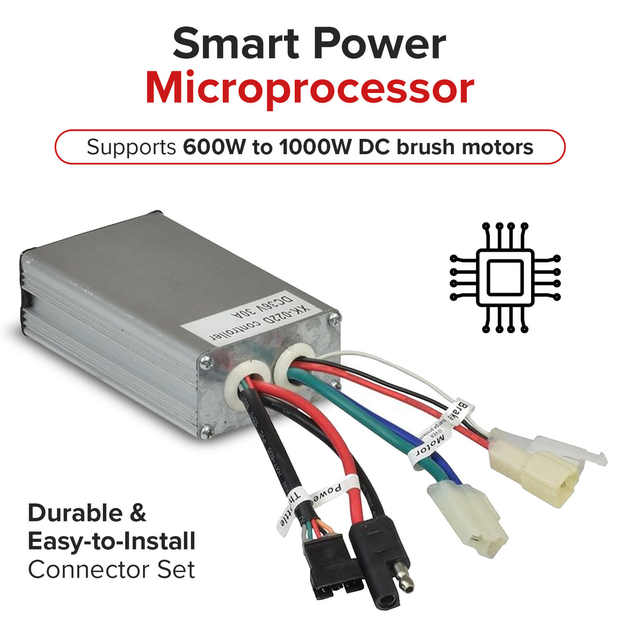 Currie 36 Volt 5-Pin 5-Connector Controller (1000 Series Currie, eZip, IZIP, GT, Mongoose, & Schwinn Scooters)