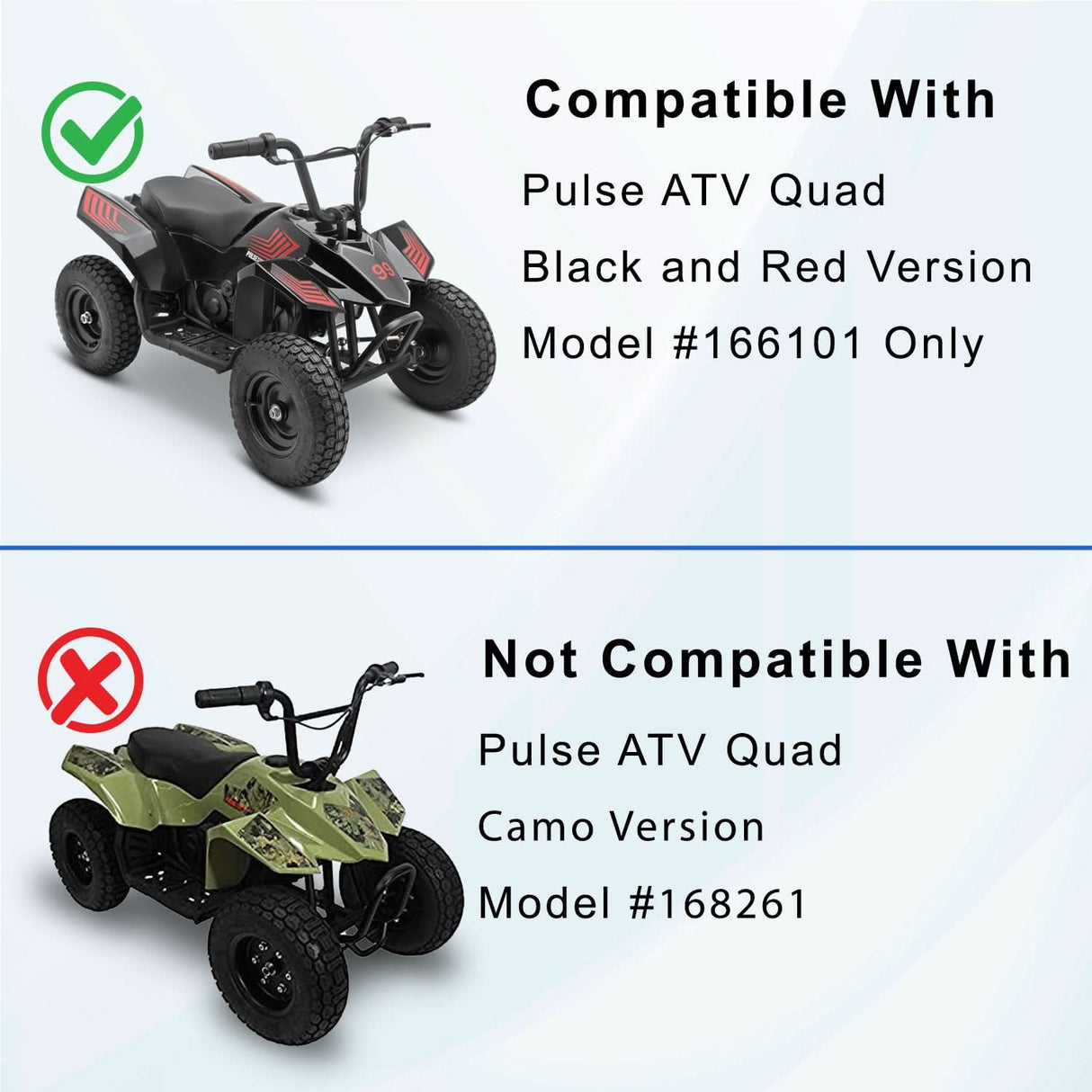 24 Volt Battery Pack for the Pulse ATV Quad Ride-On (Black & Red Version Model # 166101)