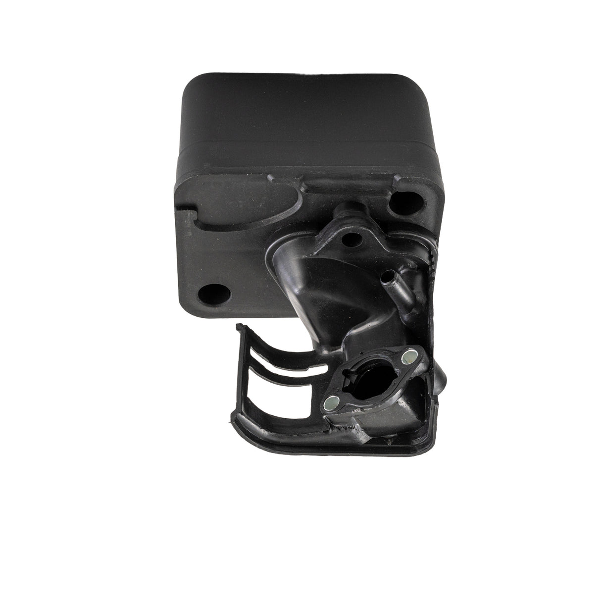 Air Filter Assembly with Filter Element for Baja Mini Bikes (MB165 & MB200), featuring a black plastic casing and metal handle, designed to keep the engine clean.