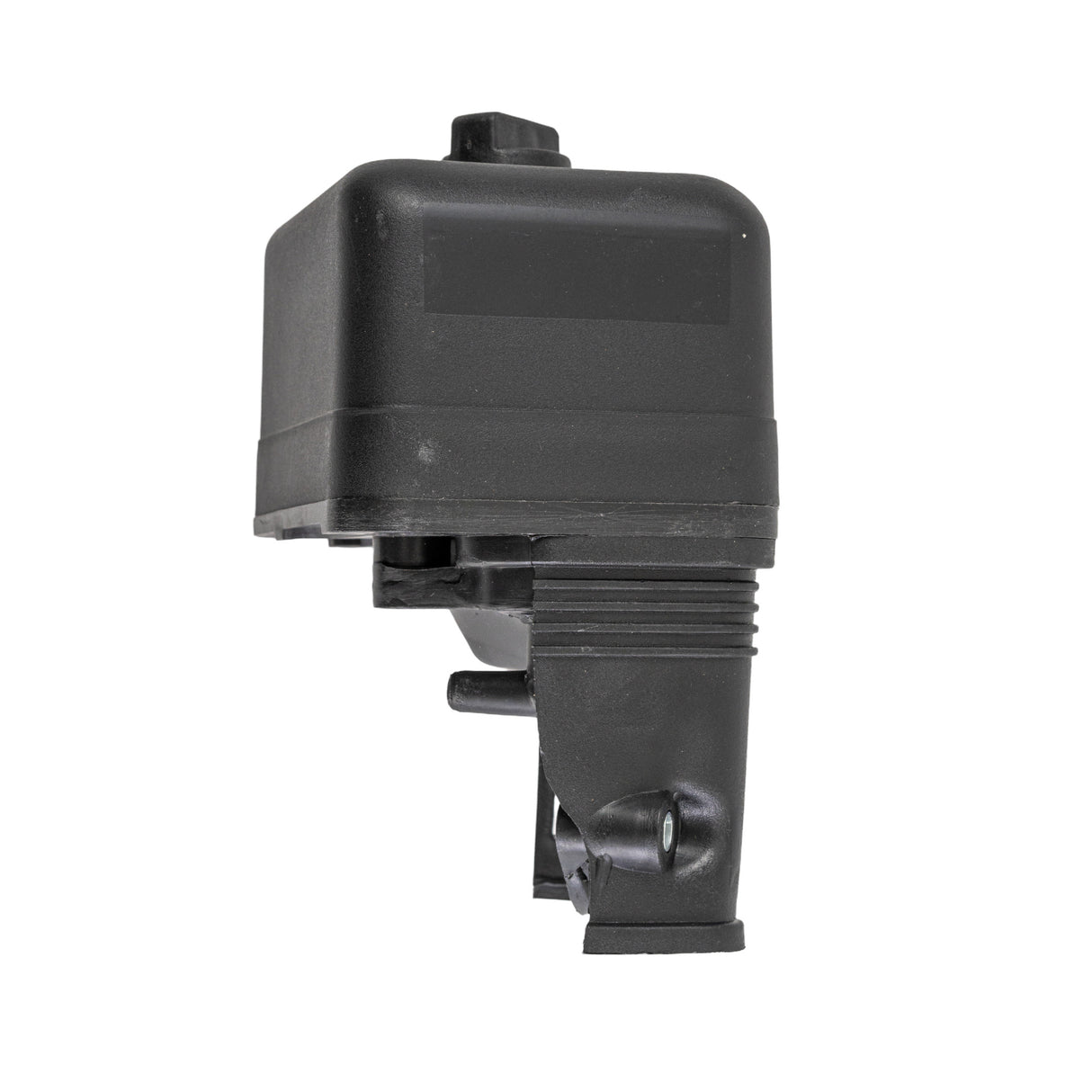 Air Filter Assembly with Filter Element for Baja Mini Bikes (MB165 & MB200) featuring a black plastic housing with visible screws and a compact design.