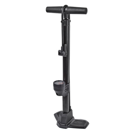 Air Surge Race Floor Pump with a built-in gauge, ideal for bicycles and scooters, complements Sunlite's range of practical accessories.