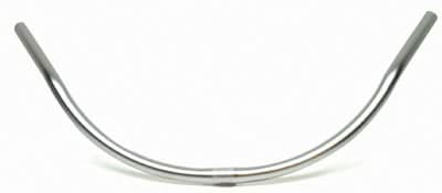 Close-up of the Alloy Retro Cruiser Handlebar, showcasing its curved metal design and sleek finish, ideal for enhancing the style and functionality of your bike or scooter.