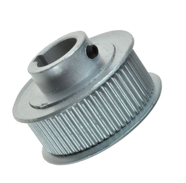 Close-up of the Belt Drive Sprocket for Razor Ground Force & Ground Force Drifter Go-Kart, showcasing its intricate metal gear design essential for the go-kart's belt drive mechanism.