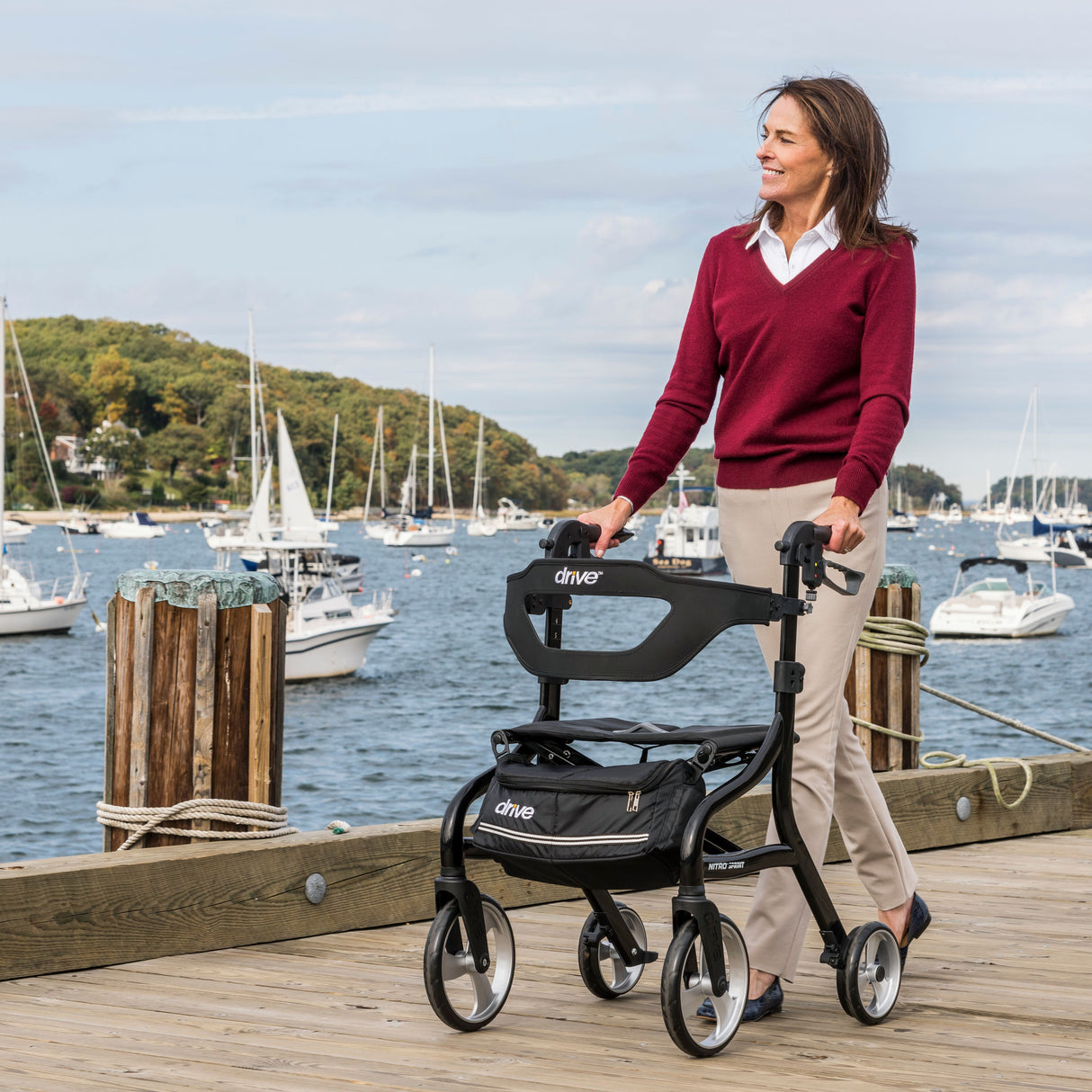 Nitro Sprint Rollator Rolling Walker