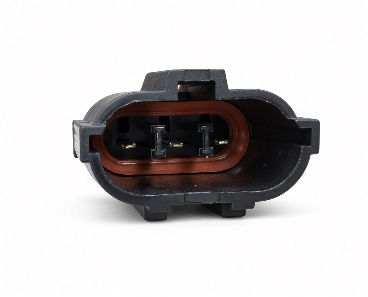 3-pin sealed connector with rubber gasket on the Coleman EVB200 twist grip throttle
